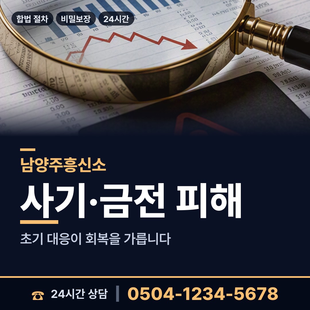 남양주 금곡동 보증금사기 상담 안내
